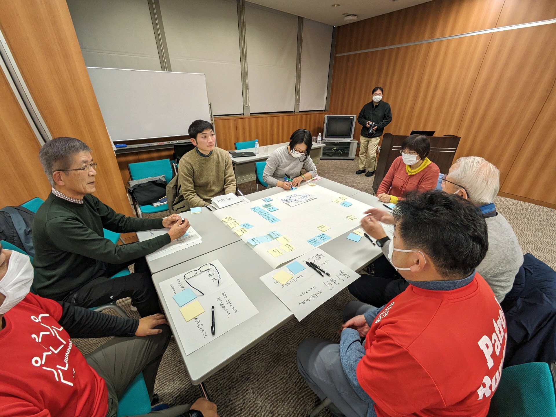 情報交換のの様子