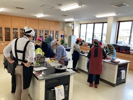 調理のようすスナップ