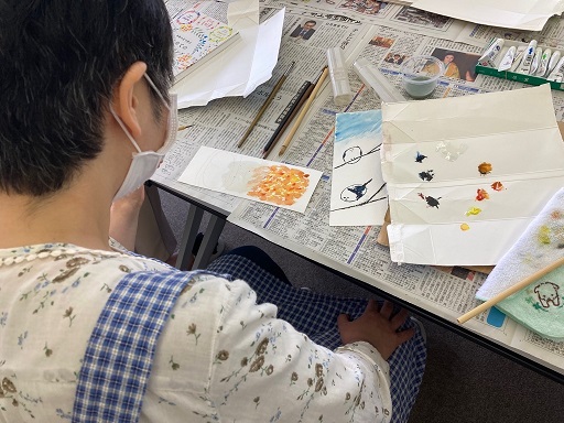ほっとひろば絵を描こう