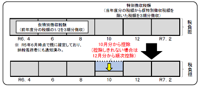 年金特徴の定額減税