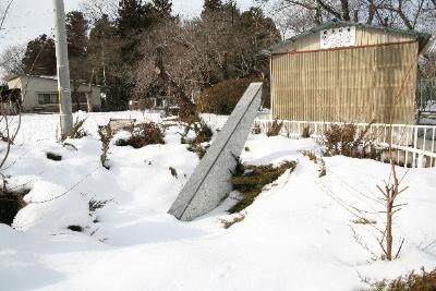2026年2月記念館及び周辺の草木