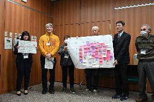 班ごとの発表の様子