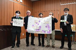 班ごとの発表の様子