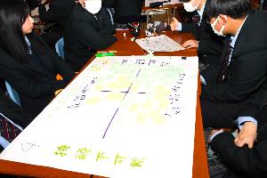 ワークショップに取り組む生徒の様子4