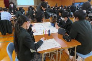 ワークショップに取り組む生徒の様子7