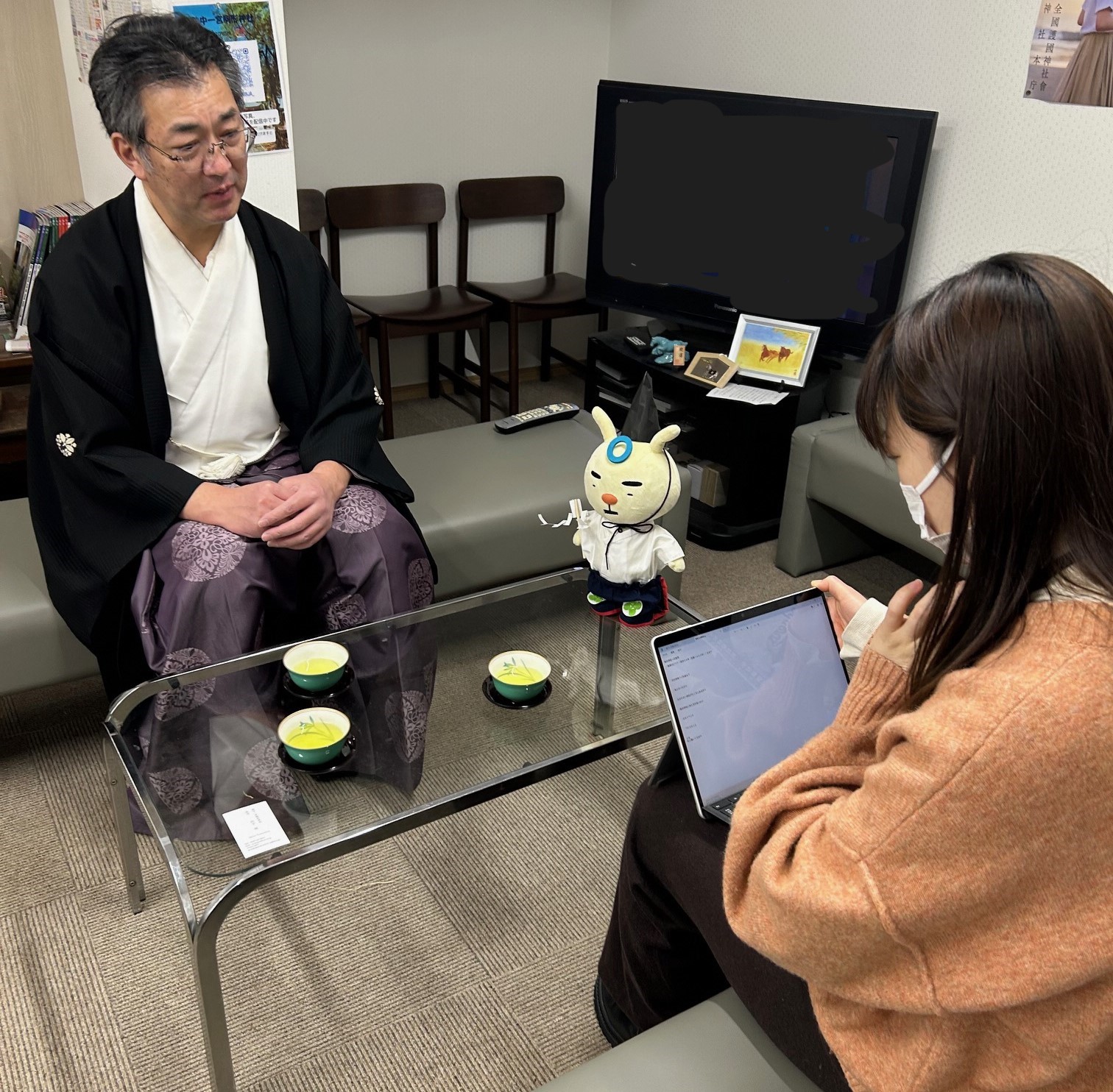 駒形取材の様子