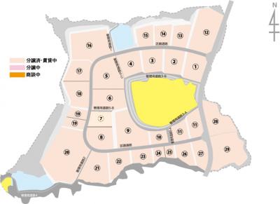 江刺フロンティアパーク区画位置図