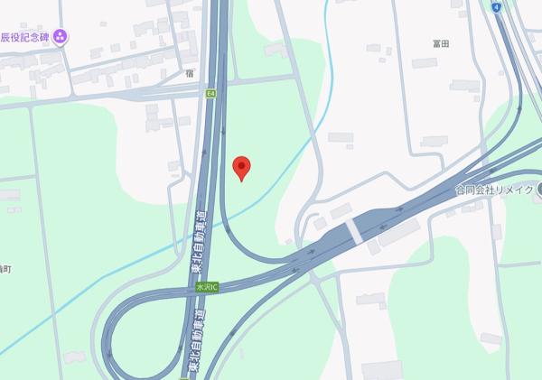 水沢佐倉河字宿148番1ほか1筆の位置図