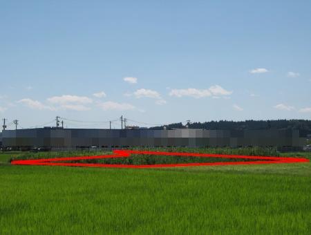 前沢字竹沢171番の現況写真