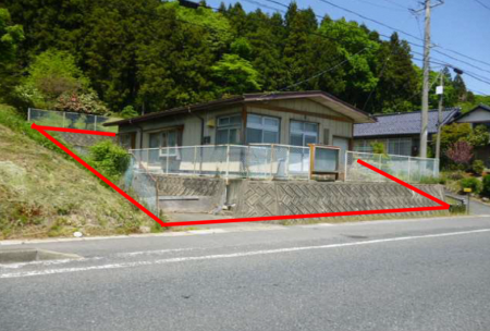 前沢古城字丑沢5番の現況写真